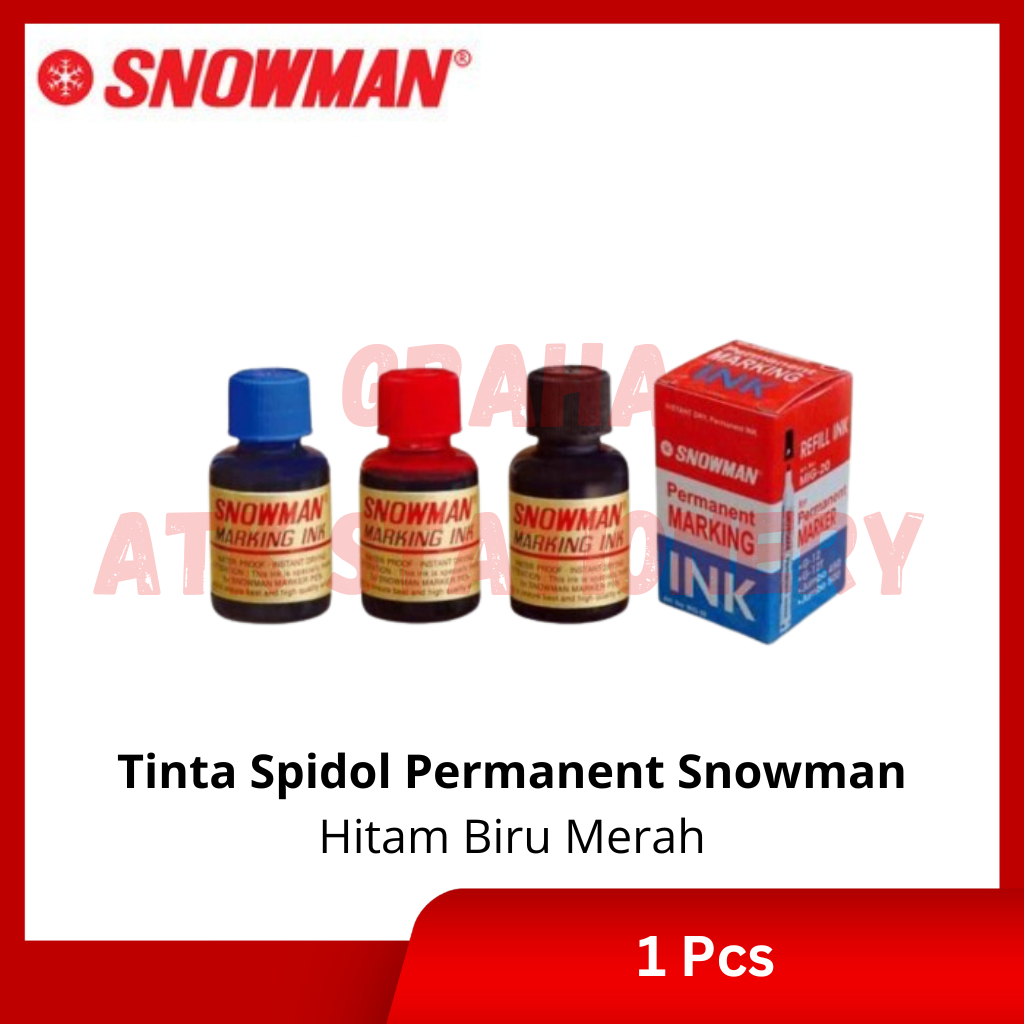

[1 Pcs] Tinta Spidol Permanent Snowman