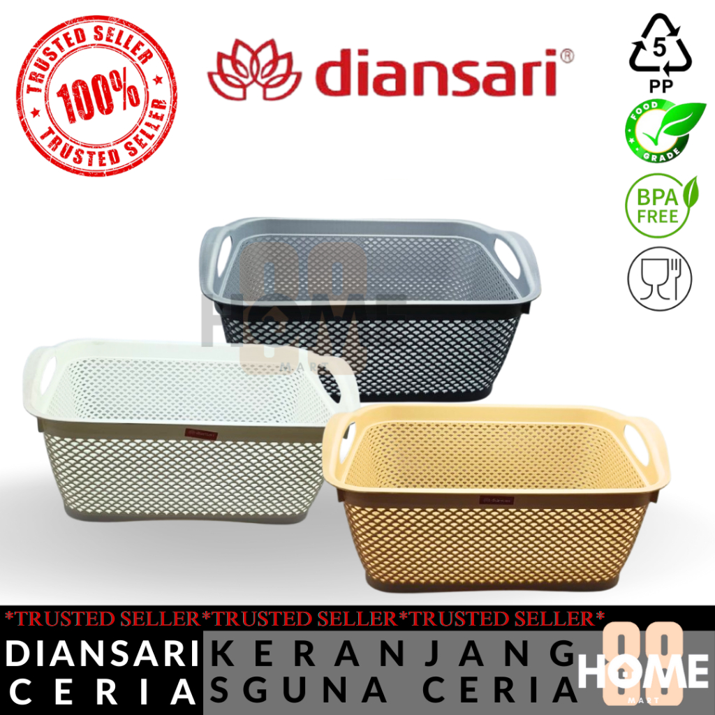 DIANSARI 2921 / DIANSARI 3426 - KERANJANG SERBAGUNA / KERANJANG ROTAN - KERANJANG ROTAN PLASTIK / KE