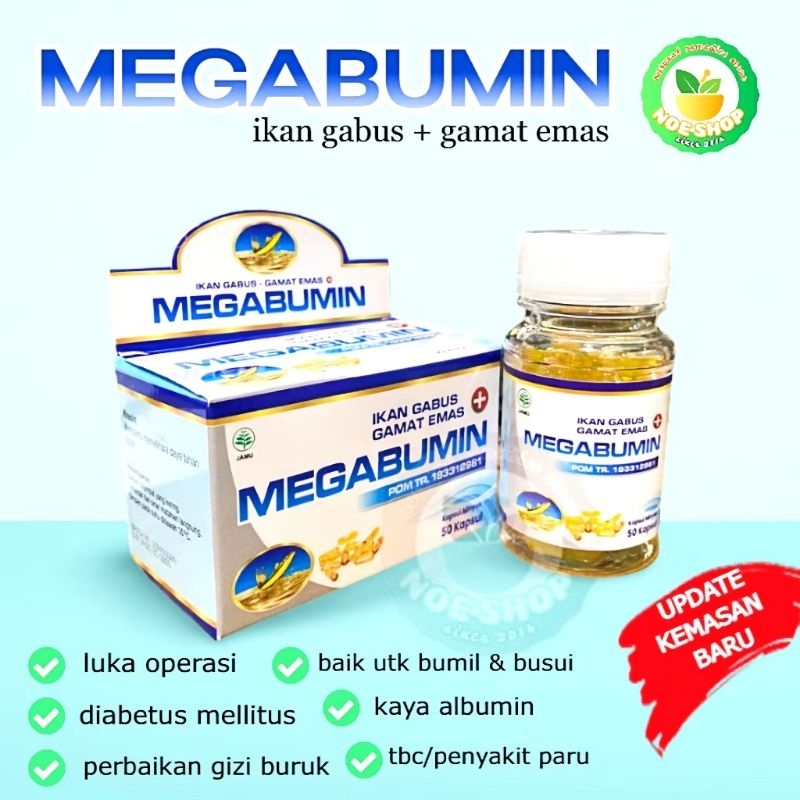 MEGABUMIN Kapsul Ikan Gabus