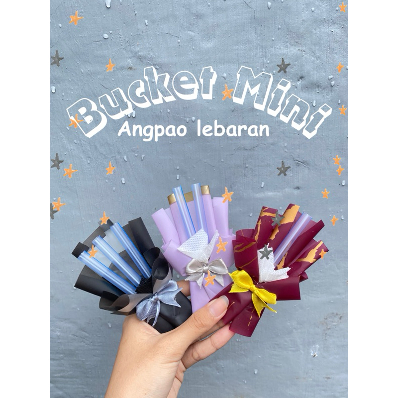 

Buket Angpao Mini | Angpao Lebaran | Bucket angpao Lebaran