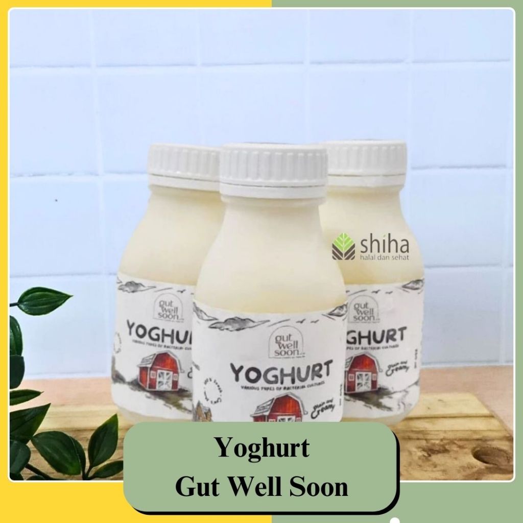 

SHIHA -Gut Well Soon Yoghurt Plain and Creamy 250ml -