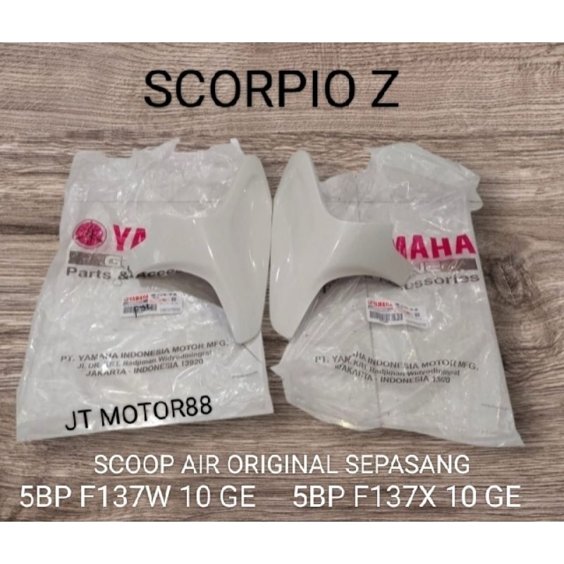 SCOOP AIR SET KANAN KIRI SCORPIO Z ORIGINAL
