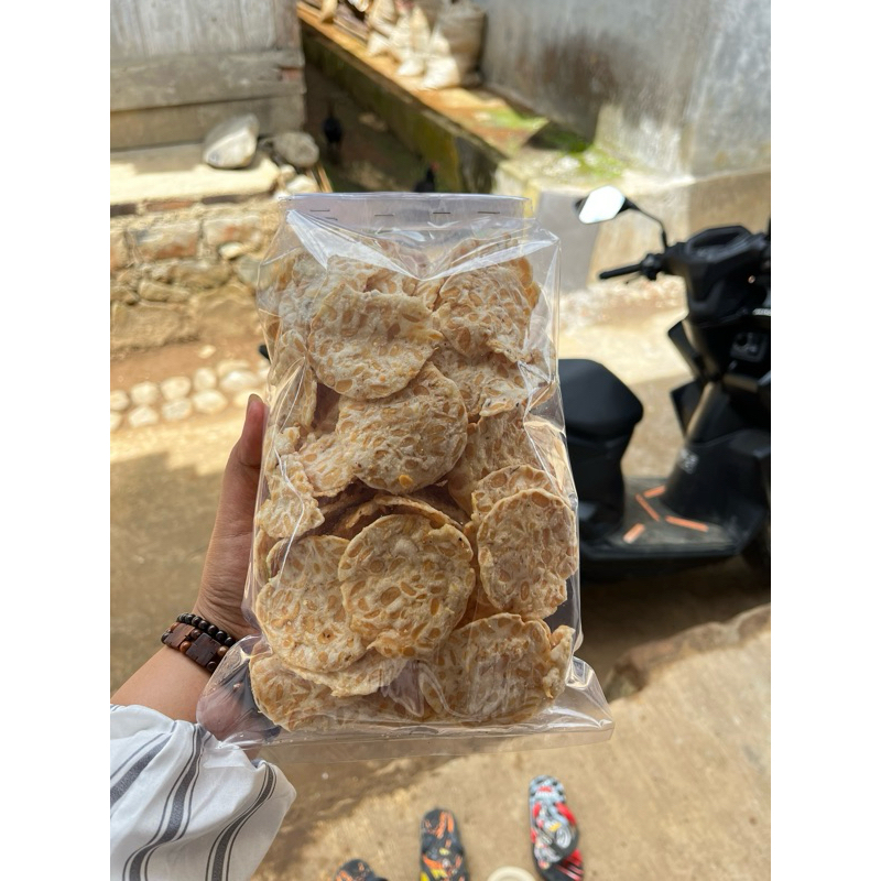 

Krpik Tempe Sagu 500gr Renyah Gurih Viral Enak