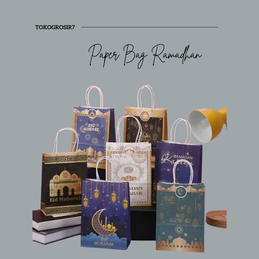 

PAPER BAG RAMADHAN LEBARAN EID MUBARAK HAMPERS LEBARAN TAS SAUVENIR TAS EID MUBARAK KAREEM
