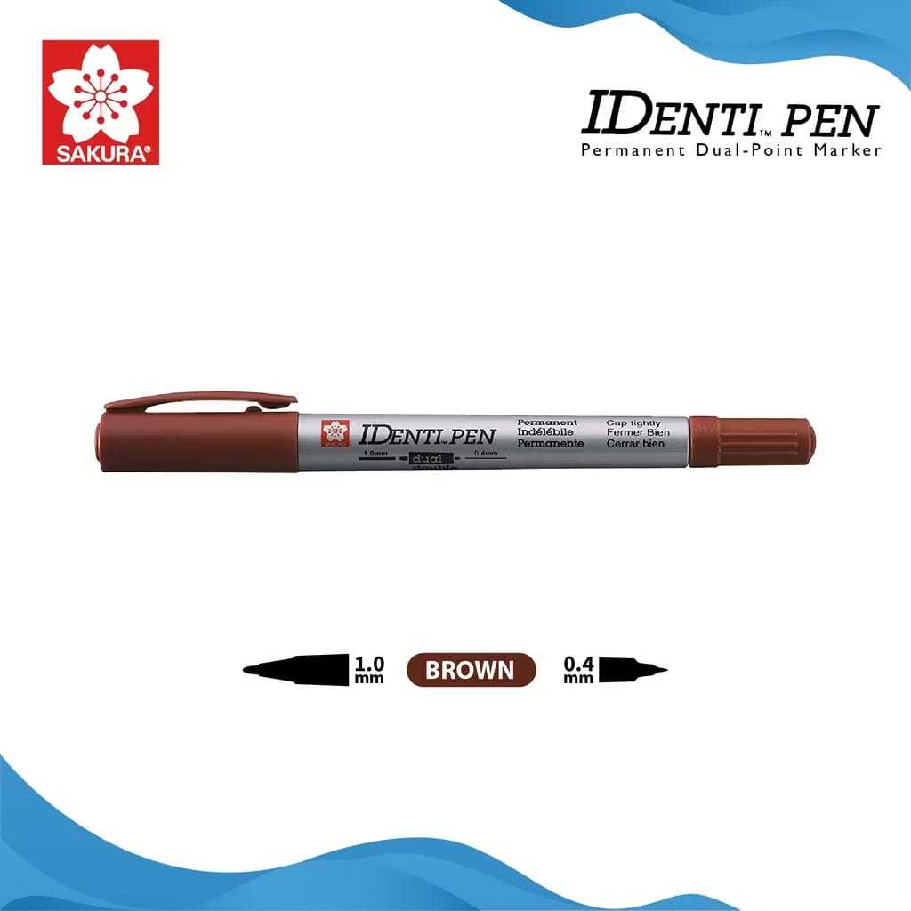 

Gramedia Tunjungan : Sakura Identi Pen Dual Point Brown