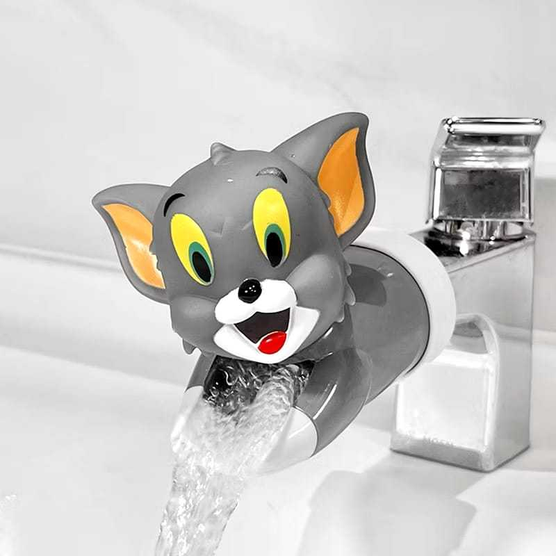 Rich Kawaii (SKA) SAMBUNGAN KERAN AIR MODEL 3D KARAKTER TIDAK MUDAH RUSAK  Kuromi My Melody Faucet E