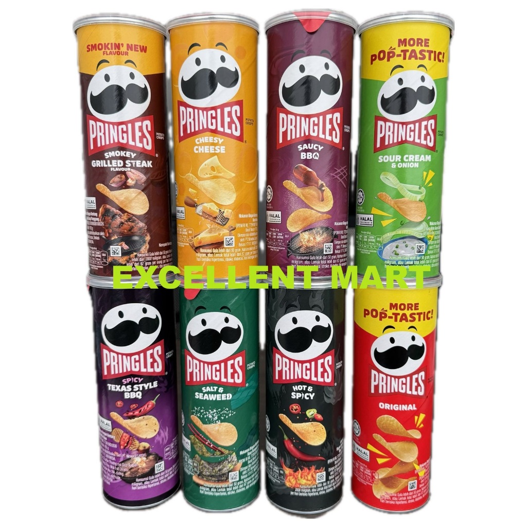 

[KERIPIK KENTANG] PRINGLES SEMUA RASA 107 GRAM