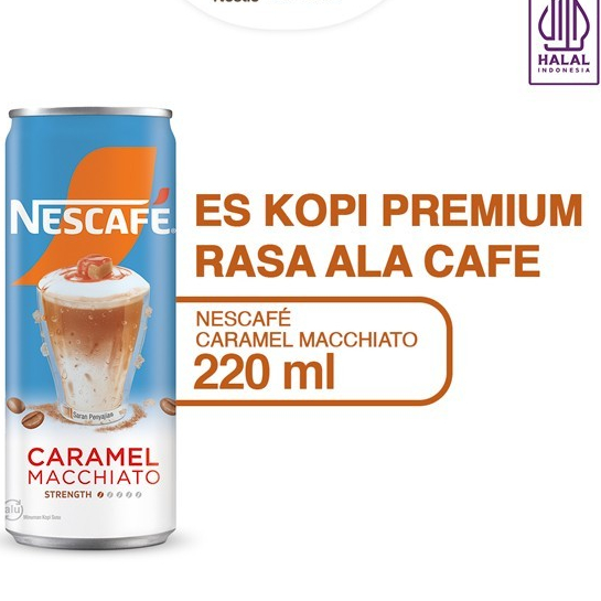 

NESCAFE Kopi Minuman Kaleng Caramel Macchiato 220ml