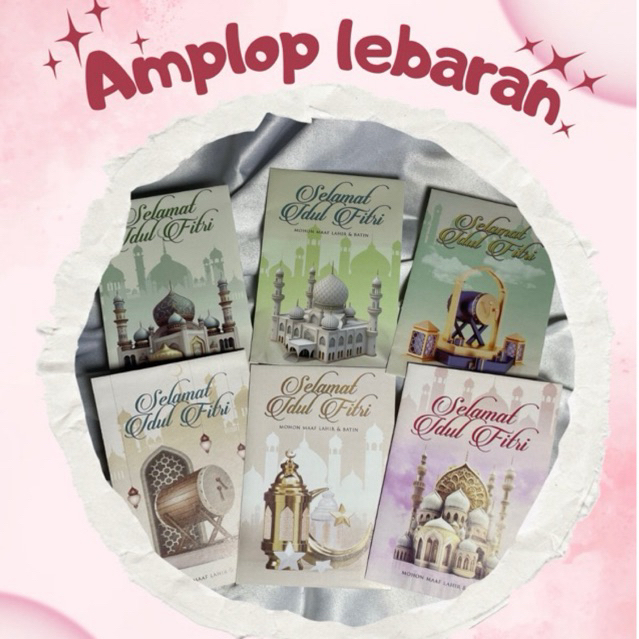 

READY STOK‼️AMPLOP LEBARAN ISI 10 PCS