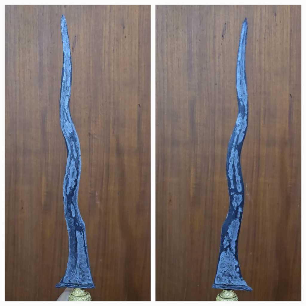 PUSAKA KERIS CUNDRIK PANDAWA LUK 5 SEPUH LANGKA - est. PAJANG/DEMAK BINTORO (PJD-040)