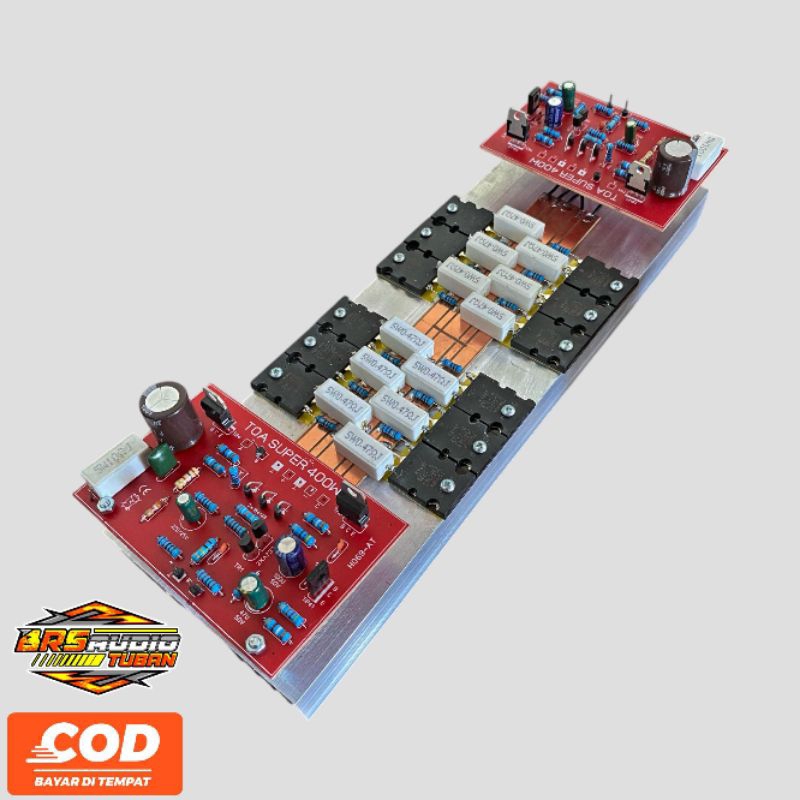 KIT AMPLIFIER TOA STEREO 6 set / 3 set per mono TOSHIBA Siap Pakai