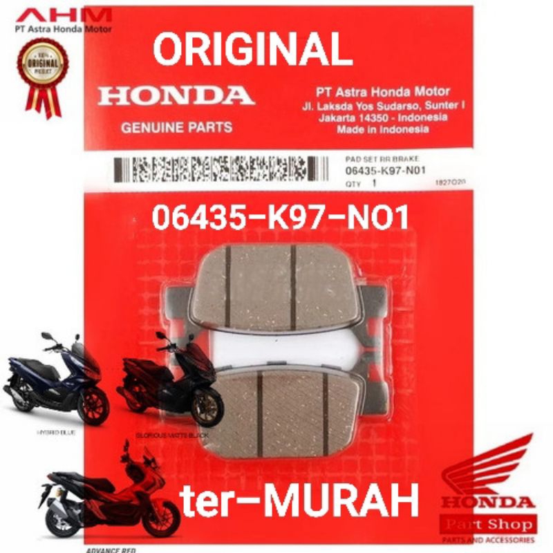 Kampas rem belakang Dispad kampas rem belakang PCX 150 160ABS CBS Vario ABS