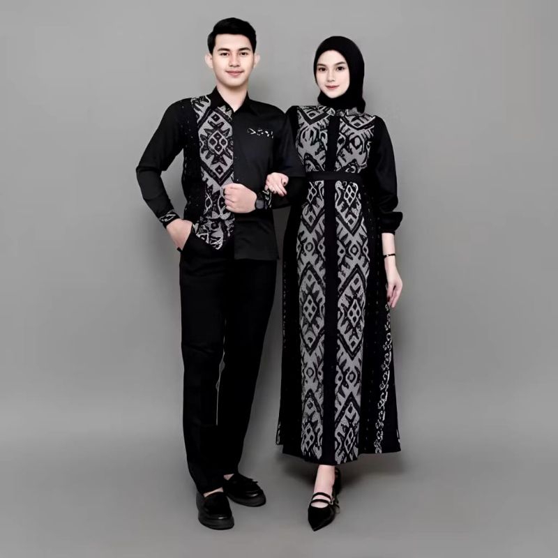 Couple Tenun Belvia - Couple Lebaran - Couple Kondangan - Couple Tenun - Couple Pasangan - Couple Ca