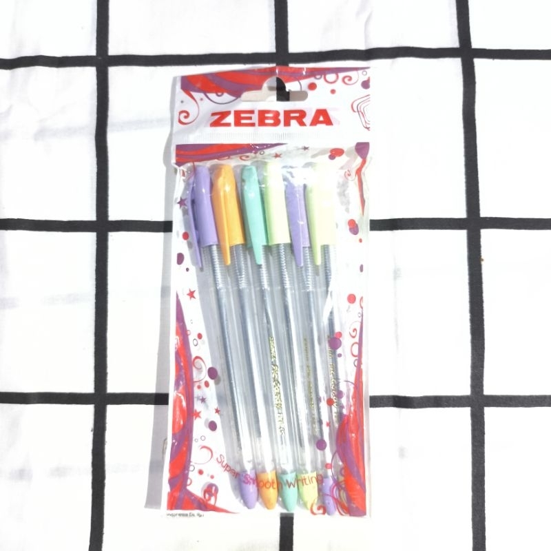 

Pulpen Pic Candy Semi Gel Ink Zebra 6 pcs - Fine 0.7 mm