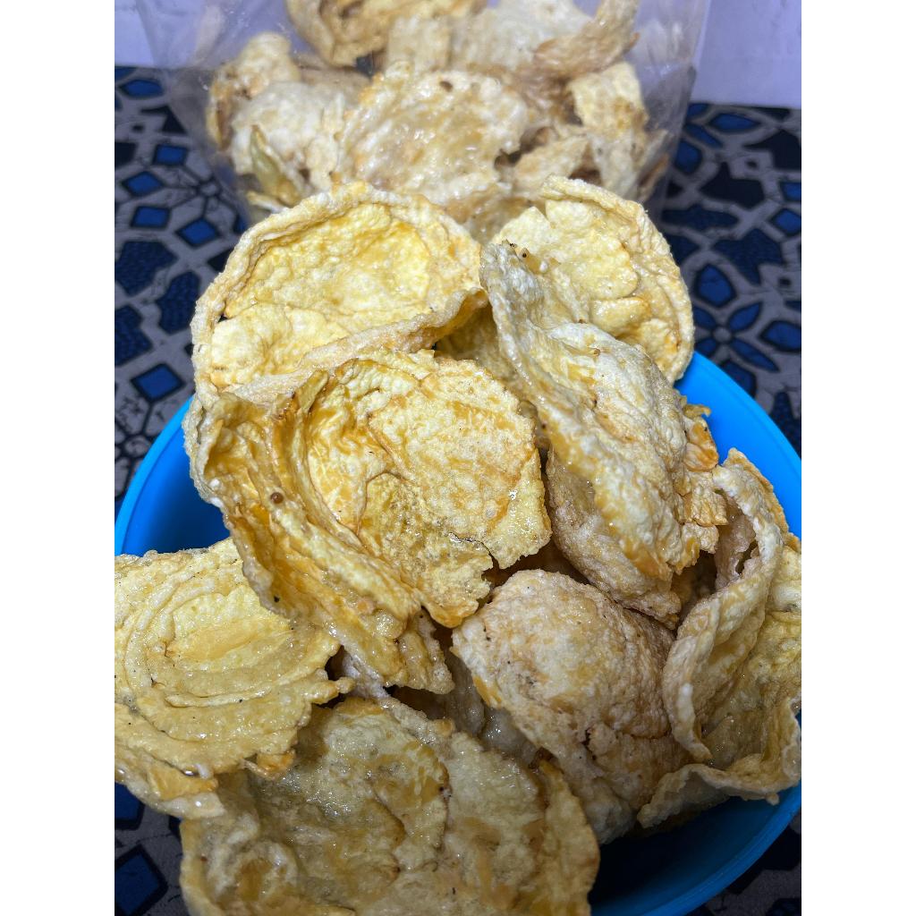 

Emping Matang Seloman Rasa Manis Asin kemasan 1kg renyah gurih