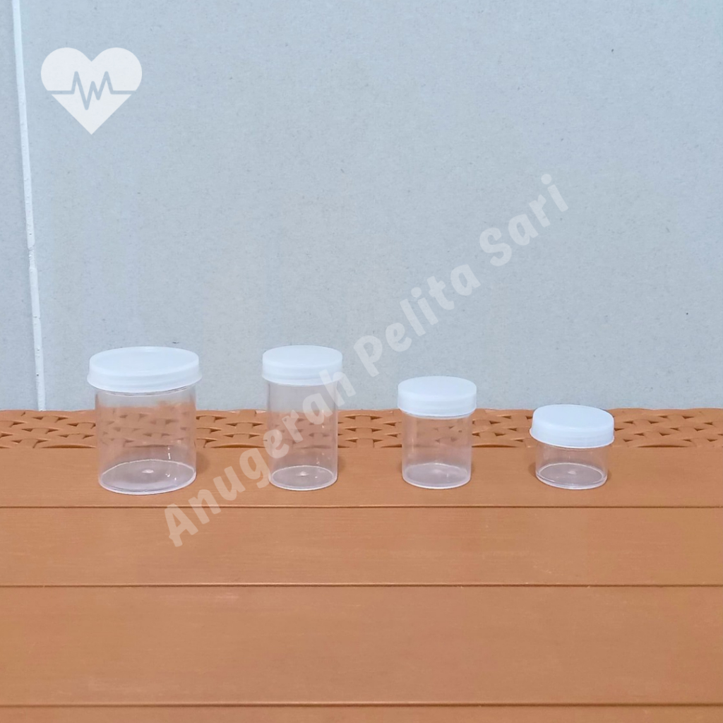 Pot Jar Plastik + Tutup