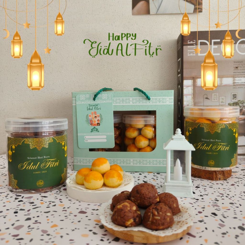 

Hampers Eid Lebaran Idul Fitri Kue Minibite Cookies Premium