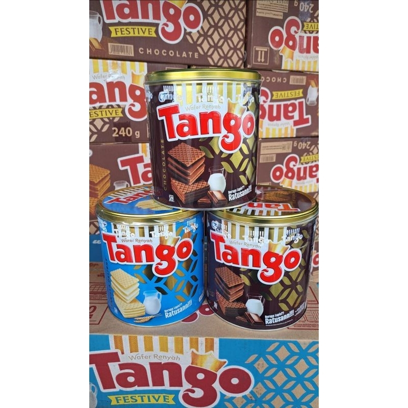 

WAFER TANGO KALENG RASA VANILA DAN COKLAT