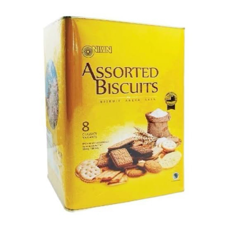 

Nissin Assoreted Biskuit Yellow Kaleng 1100g
