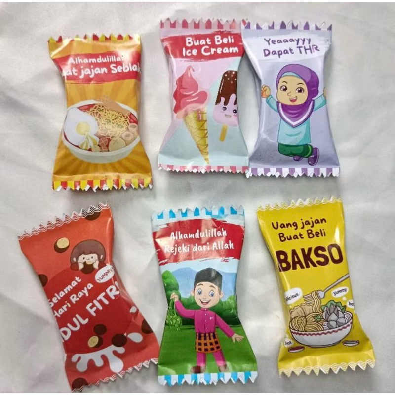 

DIBEAUTY AMPLOP LEBARAN BENTUK PERMEN ISI 10pcs Random