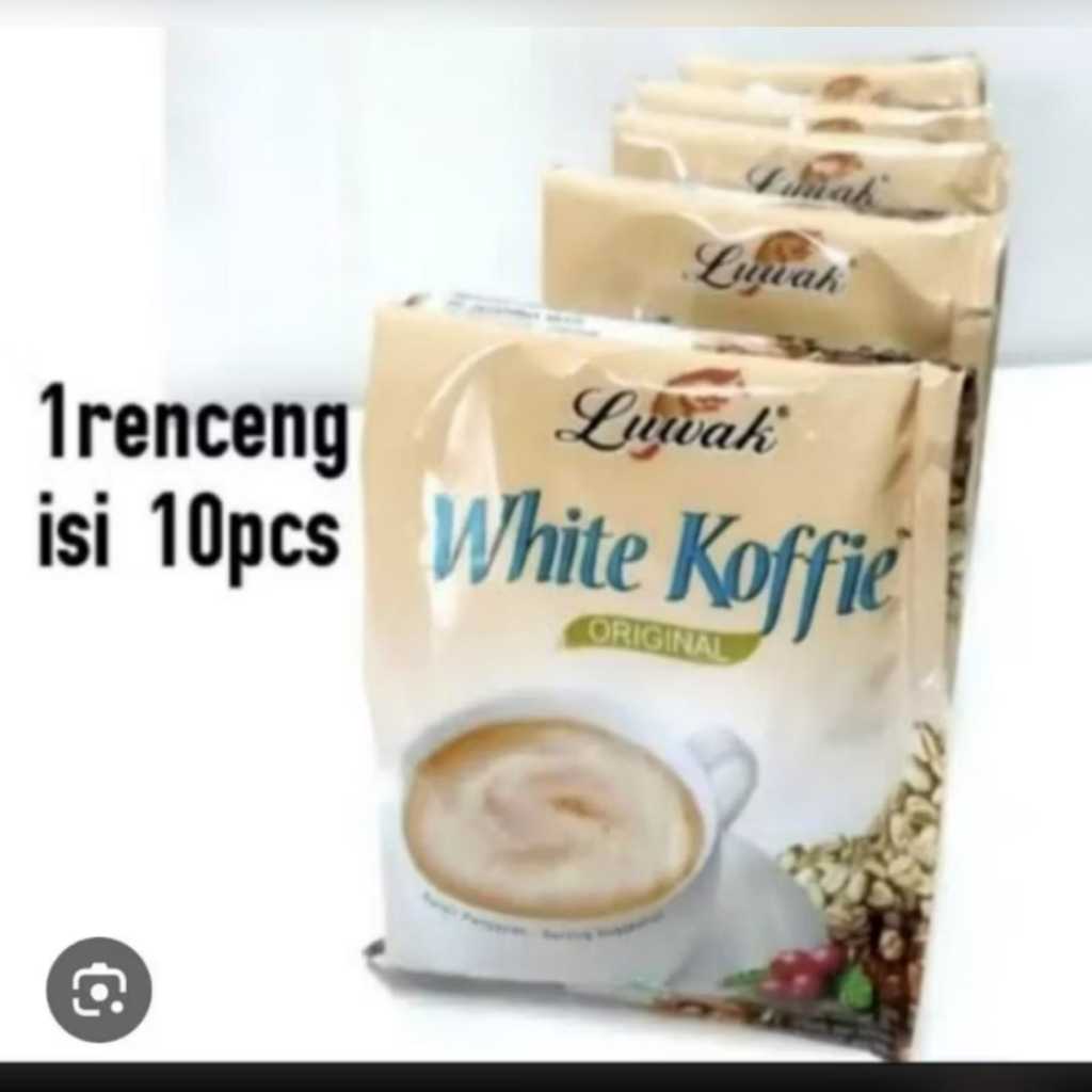 

Kopi Luwak White Koffie 1 renceng isi 10 x 20gr