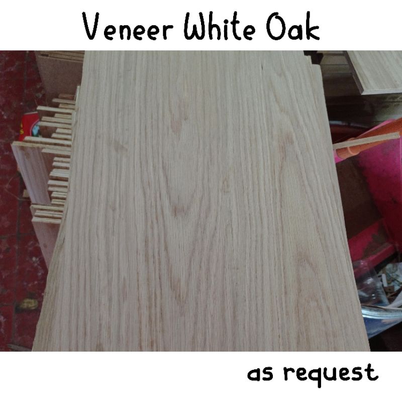 Veneer Sonokeling White Oak - Custom Ukuran