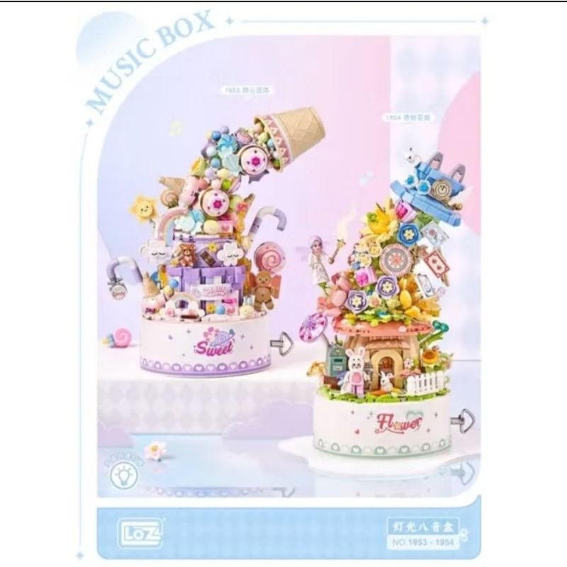 Loz Mini music box Flower and Candy