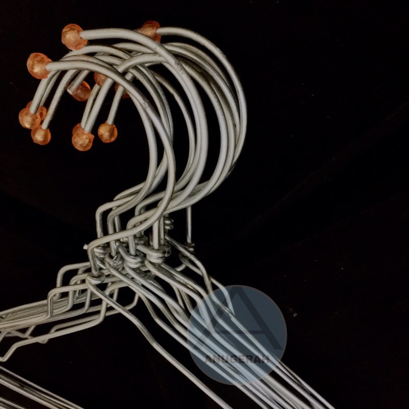 HANGER BAJU STAINLESS / GANTUNGAN BAJU STAINLESS (ISI 12PCS) SATU LUSIN