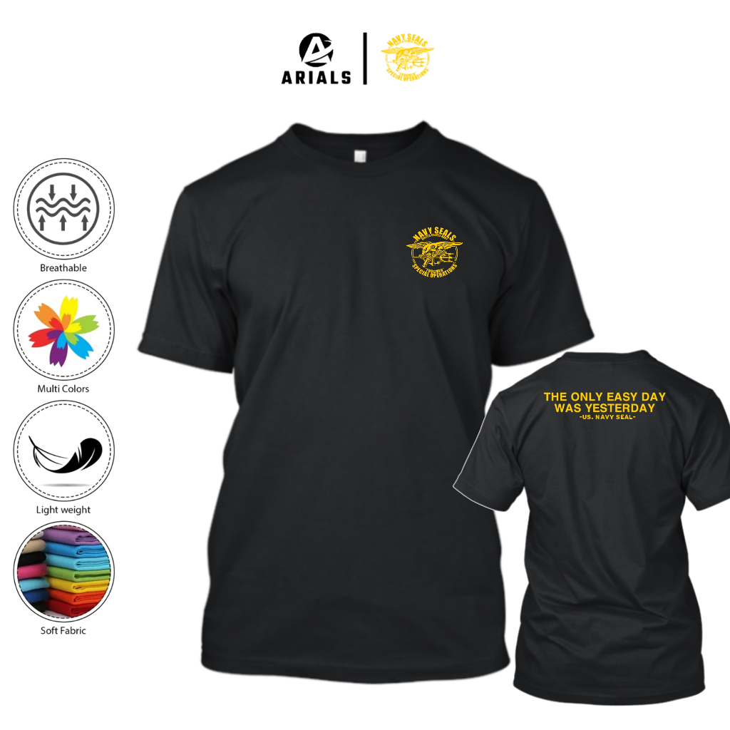 Arials Kaos Baju Militer US NAVY SEALS