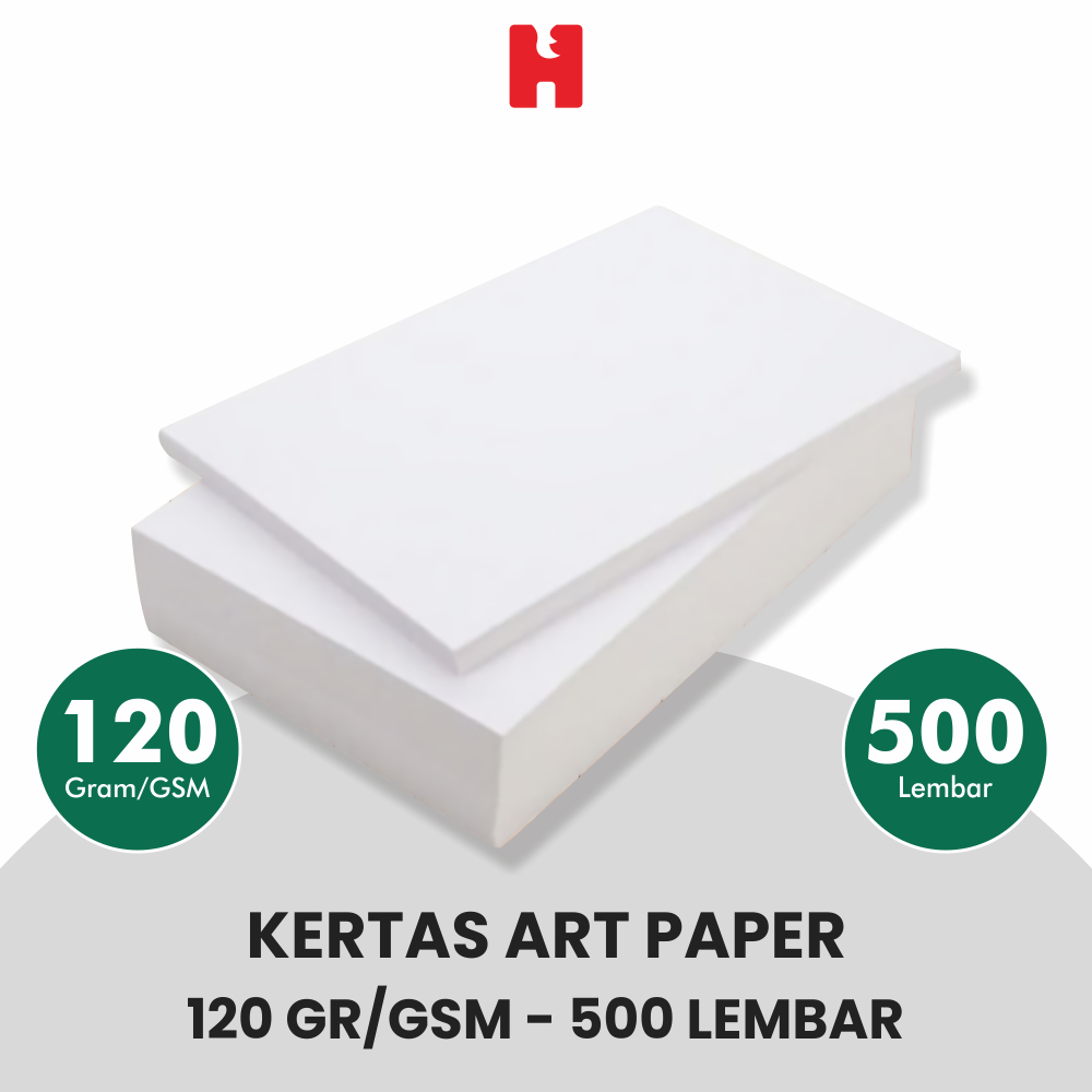 

Kertas Art Paper 120 GSM/Gramasi - Isi 500 Lembar