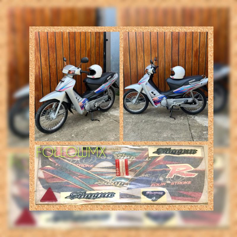 striping suzuki shogun kebo sticker suzuki shogun kebo stripe suzuki kebo striping shogun kebo strip