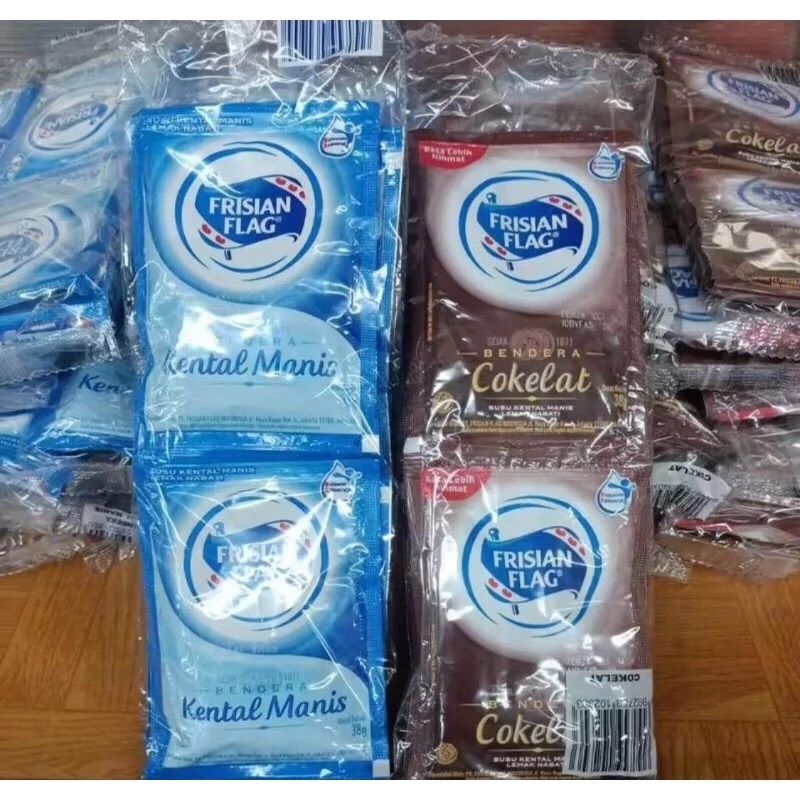 

(TERMURAH) Susu Kental Manis Frisian Flag 1renceng isi 6sachet