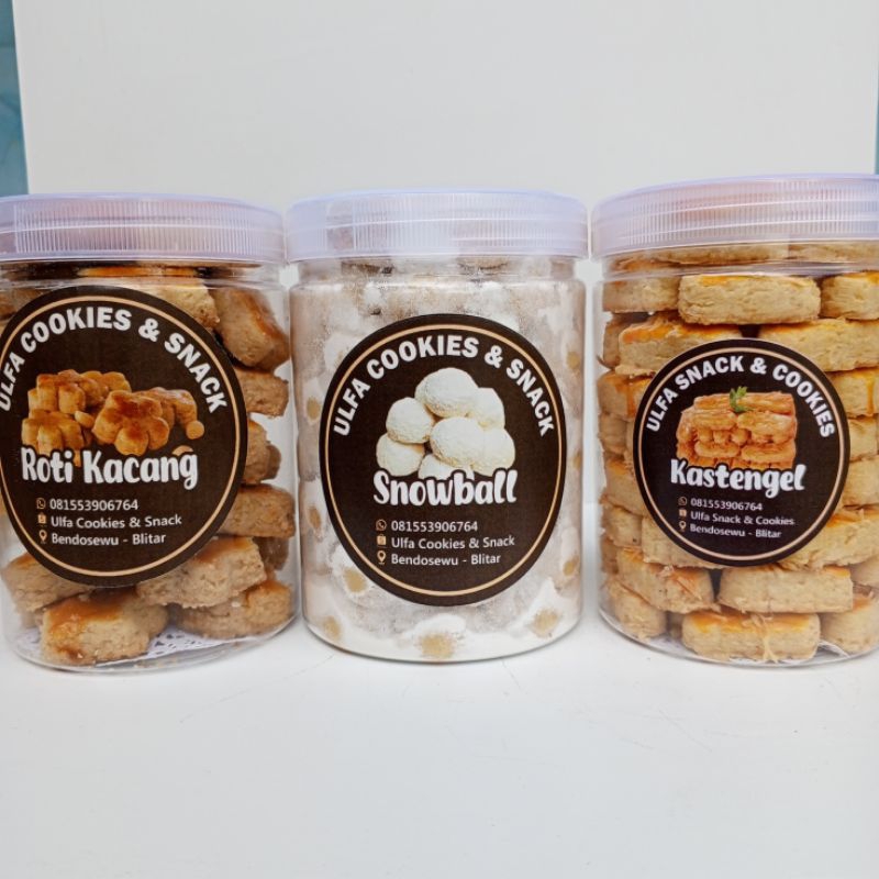 

Paket 3 Toples Kue Kering Kemasan Toples 800 ml