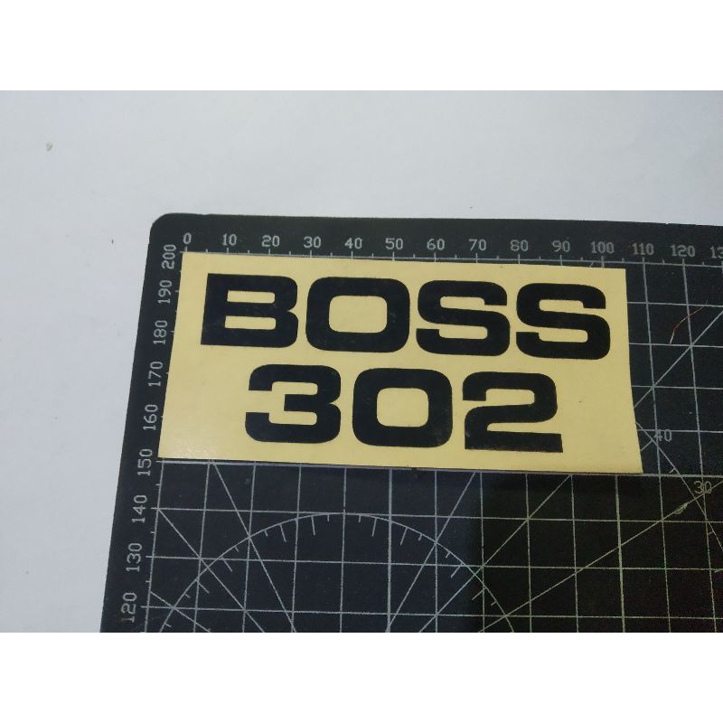 

stiker cutting boss 302