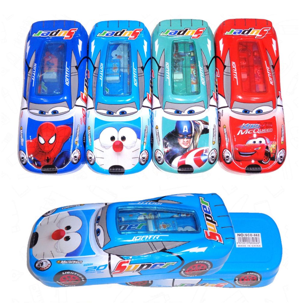 

Pencil Case Kaleng SCO-062 Mobil + Isi