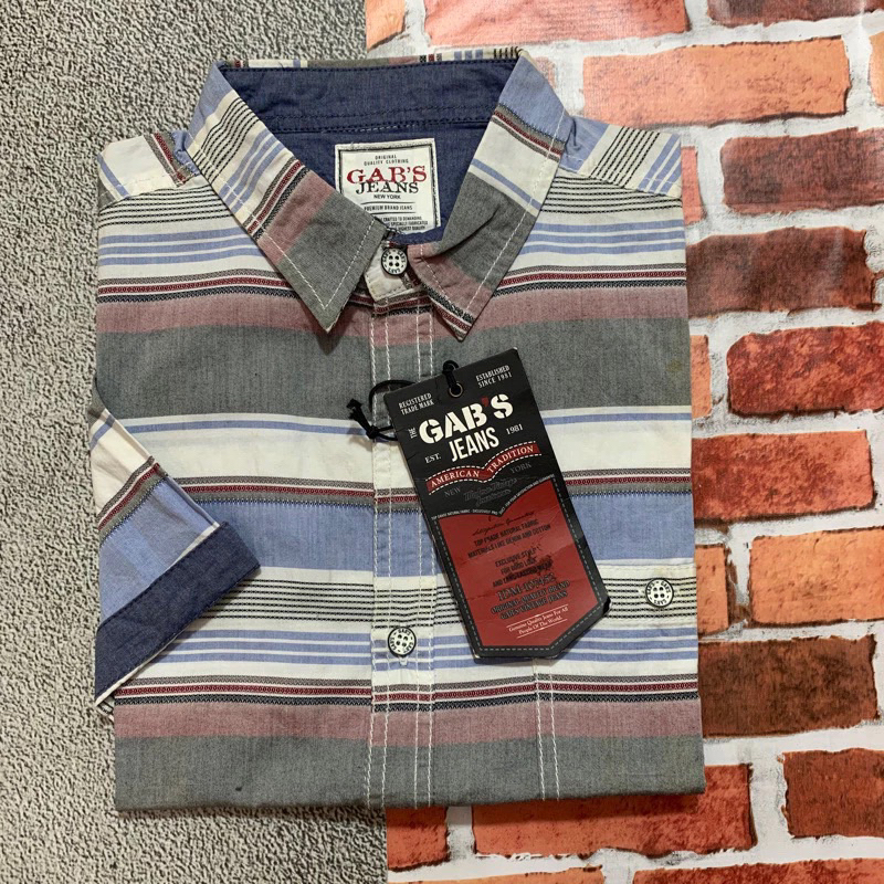 KEMEJA PENDEK GABRIELLE & GABS OBRALL