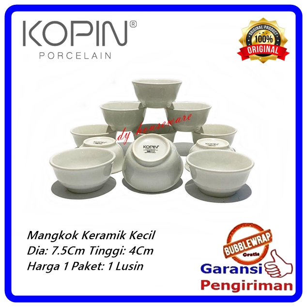 MANGKOK CUKA MANGKOK CUKO MANGKOK KERAMIK KECIL POLOS 1 Lusin / 12 pcs