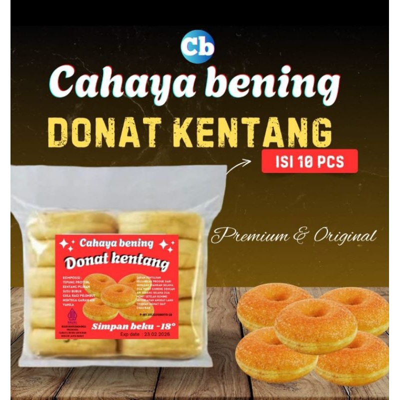 

PROMO !! Donat Kentang Cahaya Bening Isi 10 Pcs