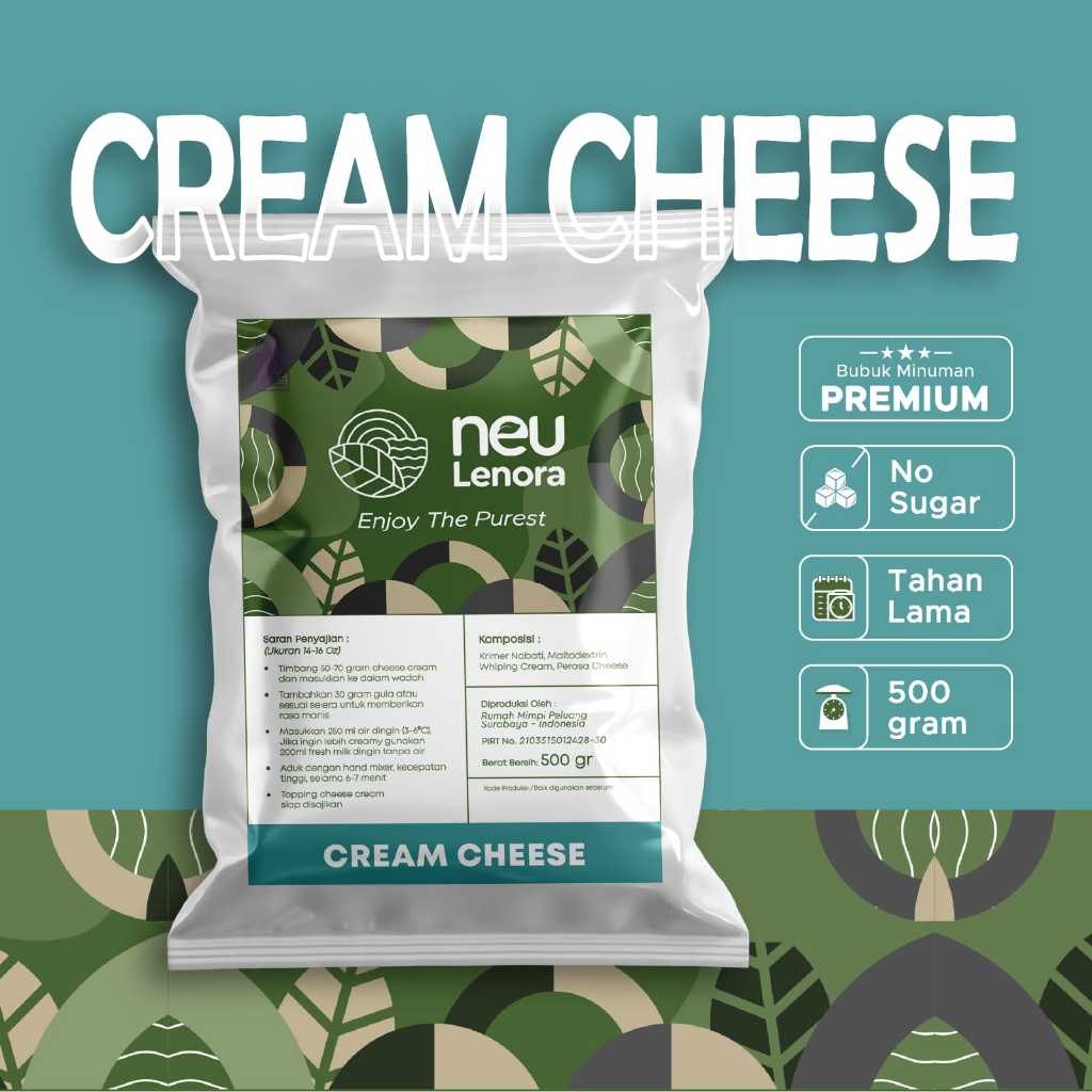 

Neulenora Bubuk Minuman Plain CHEESE CREAM 500gram
