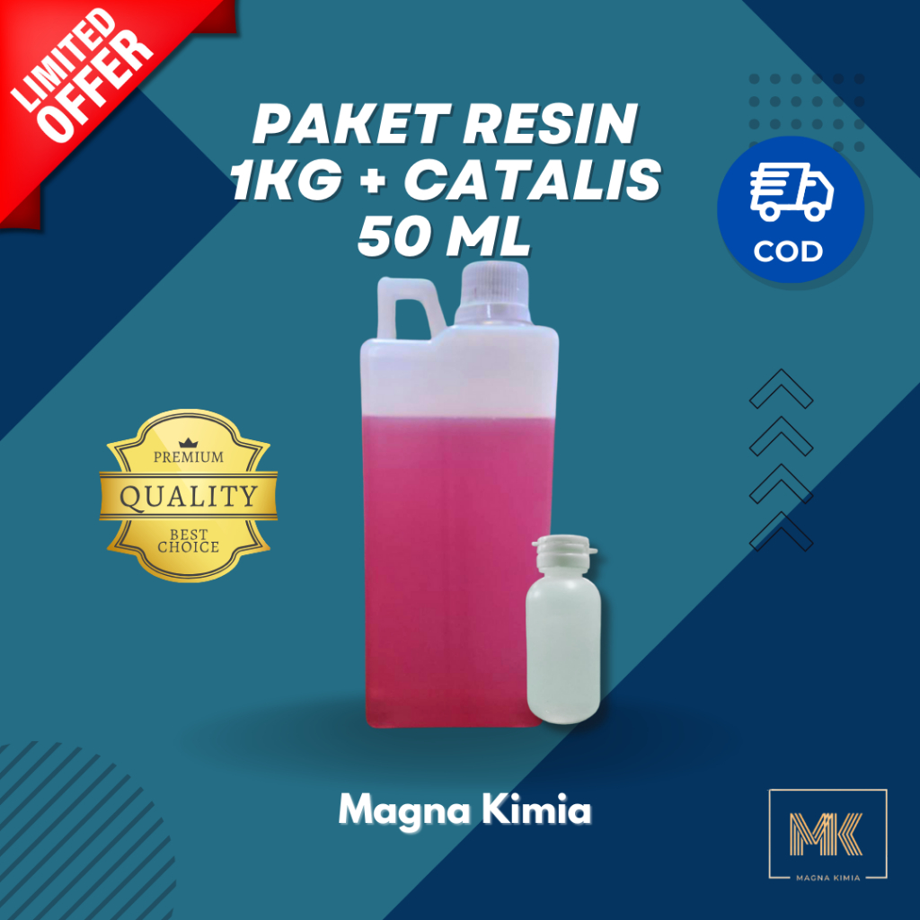 

paket resin 1kg dan katalis 50ml / resin 1kg / katalis 50ml
