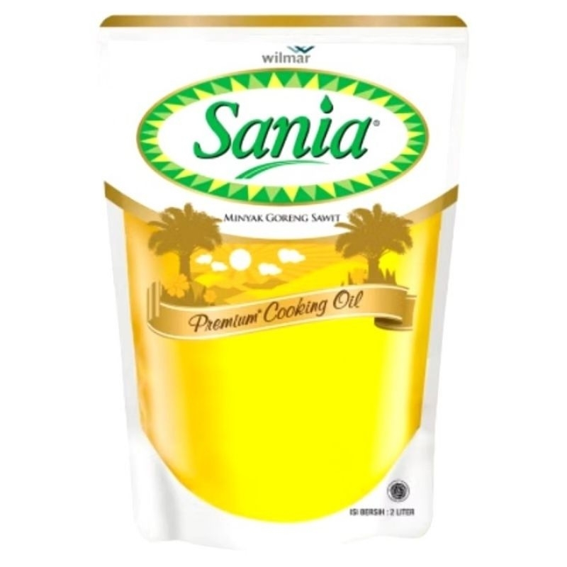 

Minyak Goreng Sawit Sania 1liter dan 2liter PREMIUM COOKING OIL