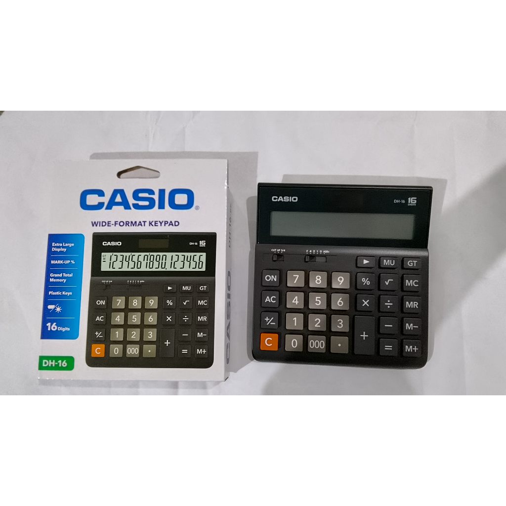 

Calculator / Kalkulator CASIO DH-16-BK 16 Digits