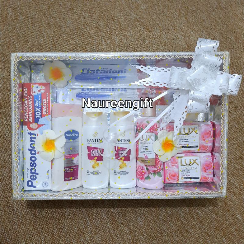 Paket Seserahan Perawatan Mandi New Box/Body Care/Peralatan Mandi /Kado Pernikahan /Hantaran Pernika
