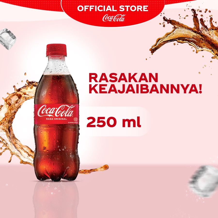

Coca-Cola Original - Minuman Soda Rasa Kola - Botol 250ml