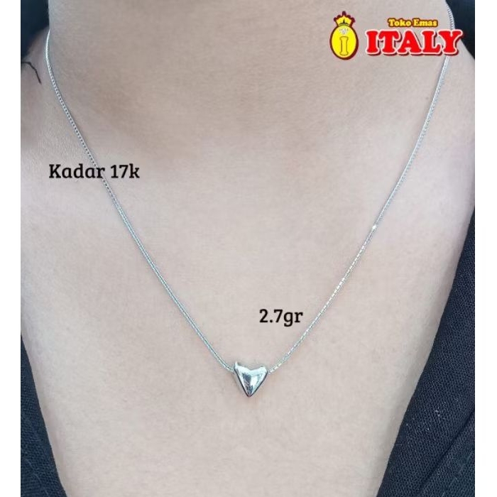 kalung emas tua variasi love slep