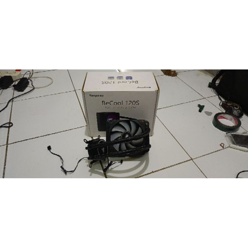 Second SEGOTEP Becool 120S PC CPU Cooler 120mm Mute Fan LED Rainbow Light 4PIN PWM Fan for Intel and