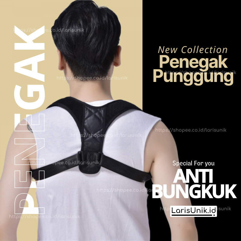 PENYANGGA PUNGGUNG POSTURE SUPPORT CORRECTOR ALAT TERAPI KORSET PUNGGUNG KORSET PRIA WANITA CORRECTO