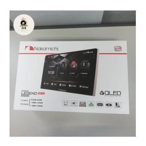 HEAD UNIT ANDROID NAKAMICHI LEGEND MK IV 9 INCH DAN 10 INCH RAM 4/64 GB / HEAD UNIT NAKAMICHI LEGEND