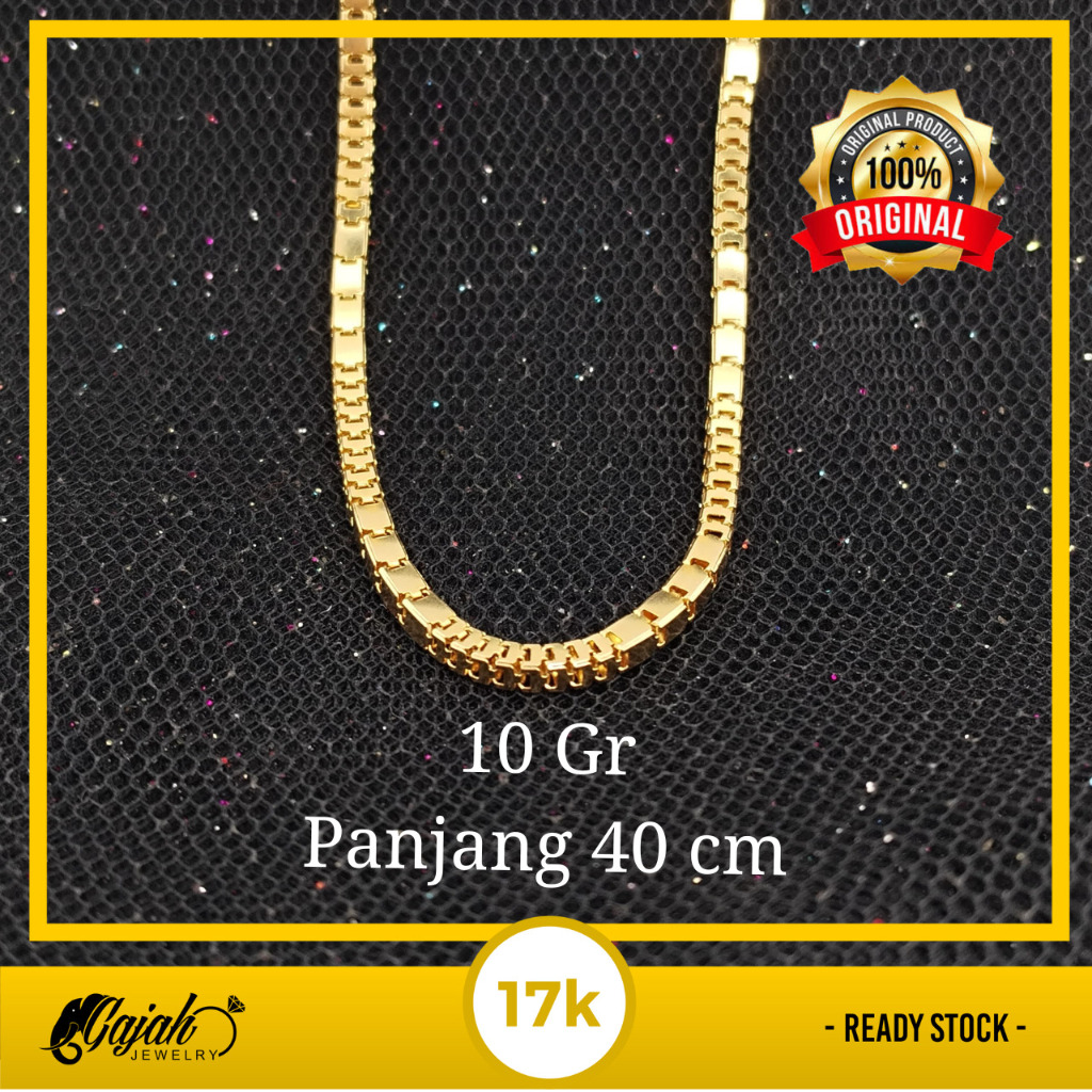 Kalung Emas 17K - 10 Gram 7300
