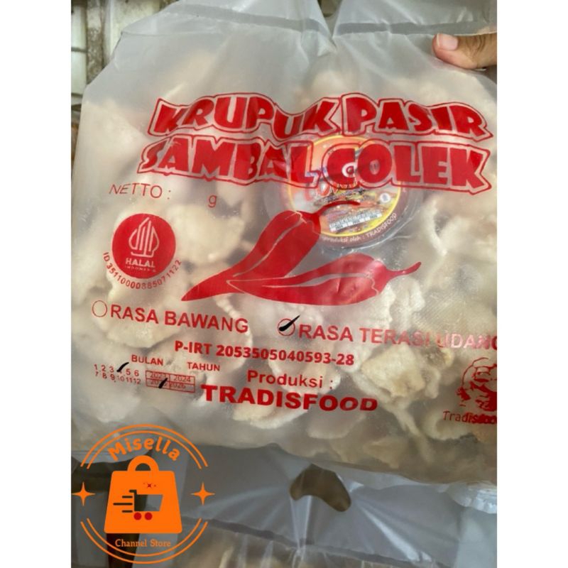 

Kerupuk Pasir Sambal Colek Berat 200 Gram